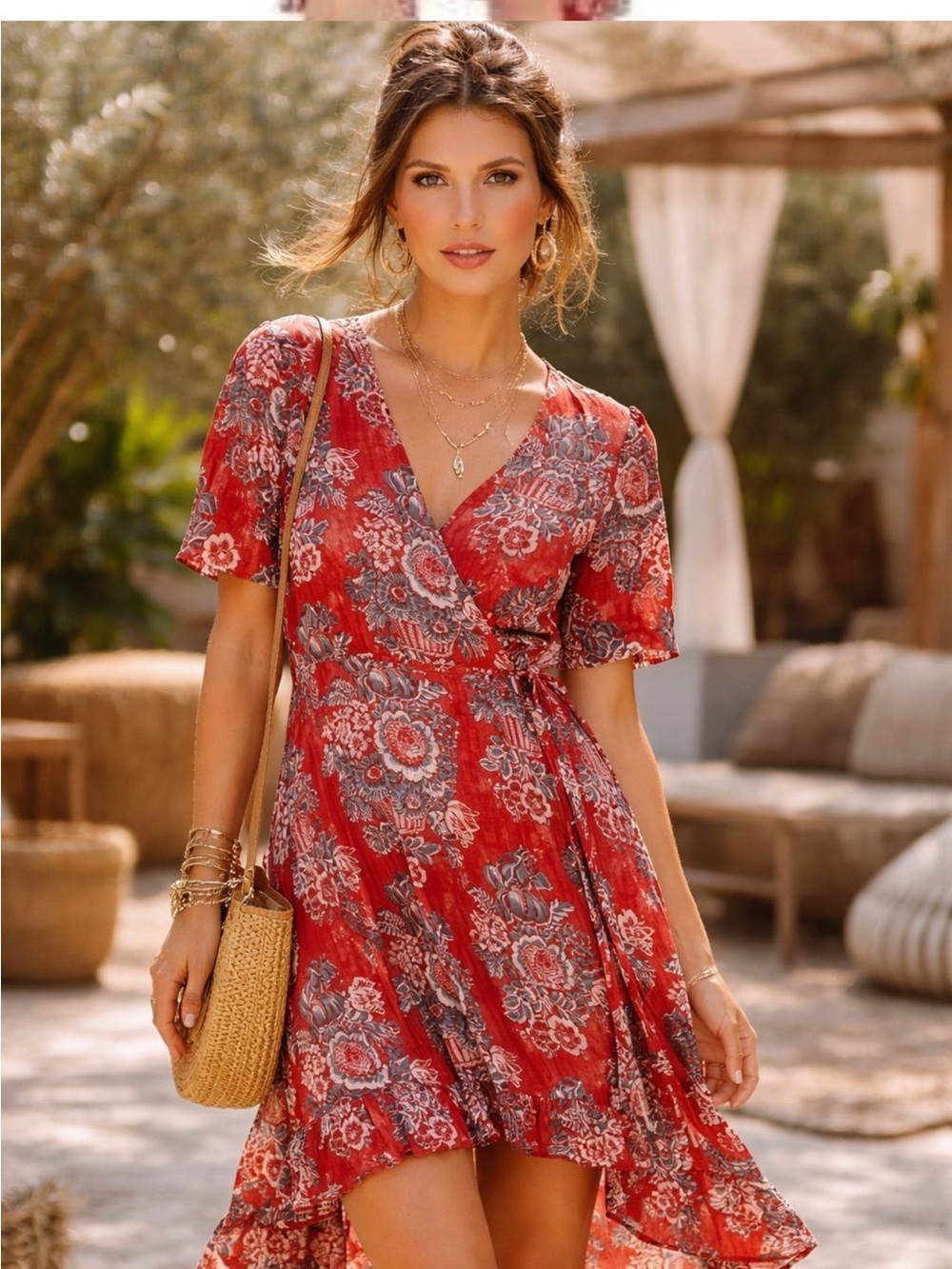 Ralph Lauren floral wrap dress x rose collab - Picture 4 of 10